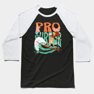 Pro surfing Baseball T-Shirt